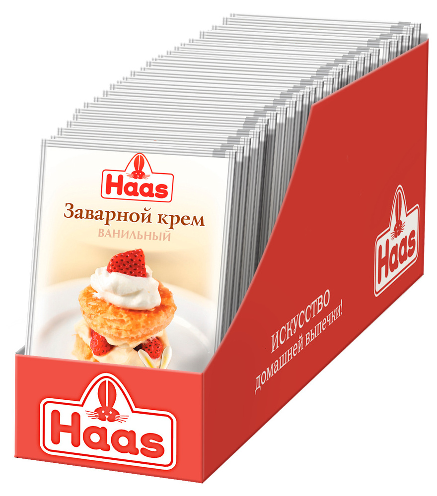 Haas krem ​​зavarnoй vanalnhnый, 100 g x 25 шт -куэпит на ozon po ...