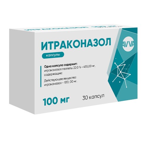 Itrakonaзol 100 м. 30 шt. 