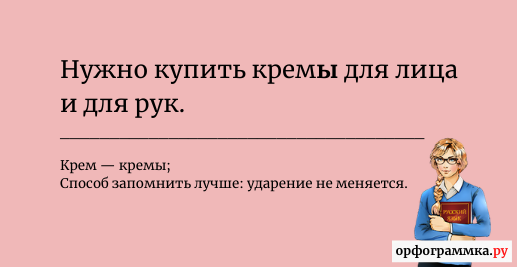 Kakprawilno: «kremы» или «Крема» | 