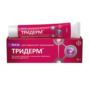 Тридрем Крем 15G Туба (БЕОТАМЕТАЙОН + ГЕЙНАМИГИИН + КЛОТРИМАЛА ...