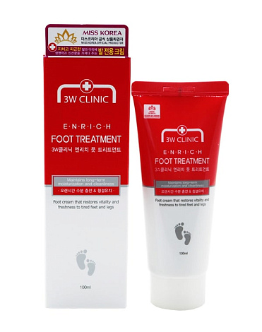 Kremd -noge legeebnый enrich of foot clinic, клиника 3 Вт, 100 мл